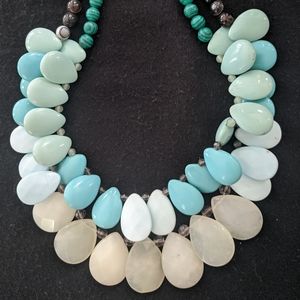 Stella and Dot Turquoise Bead Necklace